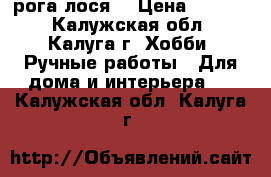 рога лося. › Цена ­ 1 000 - Калужская обл., Калуга г. Хобби. Ручные работы » Для дома и интерьера   . Калужская обл.,Калуга г.